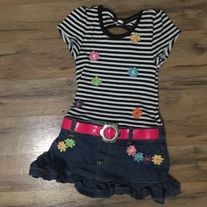 Butterfly jean dress